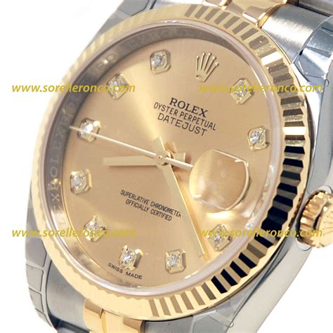 rolex oro diamanti costo|rolex datejust 36 prezzo.